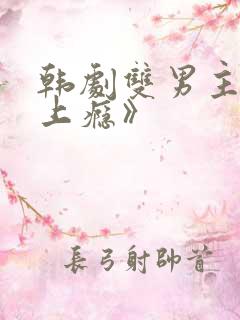 韩剧双男主剧《上瘾》