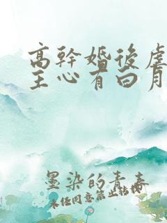 高干婚后虐文男主心有白月光