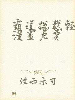 霸道总裁轻轻爱漫画免费