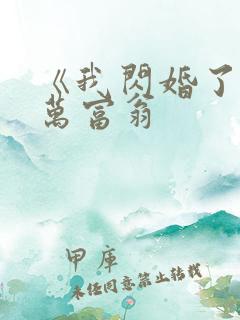 《我闪婚了个亿万富翁