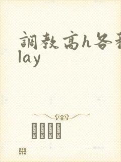 调教高h各种play