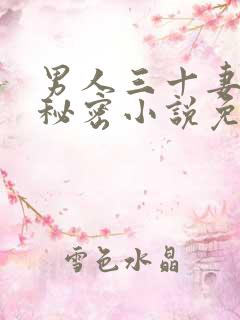 男人三十妻子的秘密小说免费观看