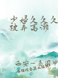 少妇久久久久久被弄高潮