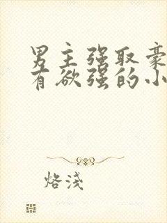 男主强取豪夺占有欲强的小说