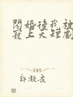 闪婚后我被总裁宠上天短剧