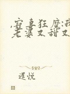 ,宠妻狂魔:我老婆又甜又狠