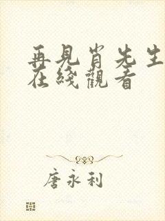 再见肖先生短剧在线观看