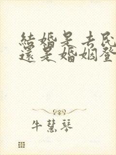 结婚是去民政局还是婚姻登记处