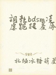 调教bdsm凌虐跪爬羞辱小说