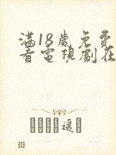 满18岁免费观看电视剧在线观看