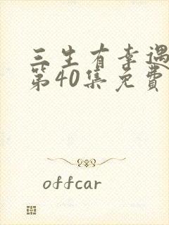 三生有幸遇见你第40集免费观看