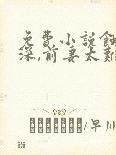 免费小说蚀骨情深,前妻太难追