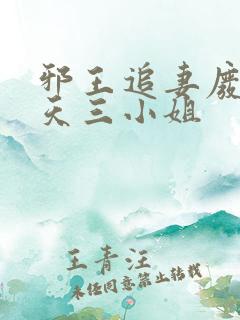 邪王追妻废材逆天三小姐