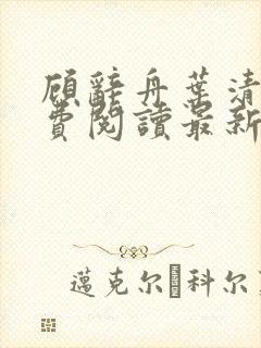 顾辞舟叶清苒免费阅读最新章节更新