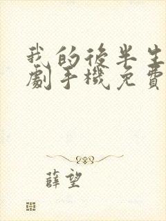 我的后半生电视剧手机免费观看