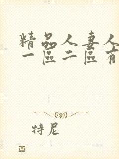 精品人妻人妻人一区二区有限公司