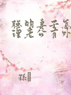 聪明妻子怎么处理老公有外遇