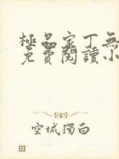 极品家丁无弹窗免费阅读小说