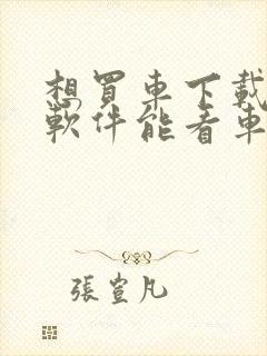 想买车下载什么软件能看车的价格