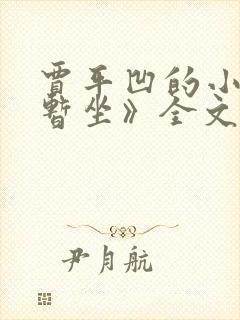 贾平凹的小说《暂坐》全文阅读