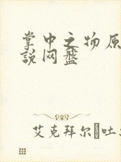 掌中之物原著小说网盘