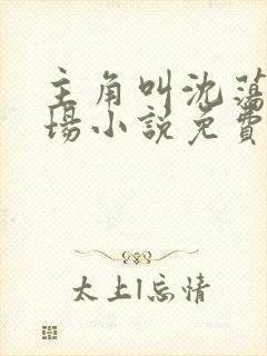 主角叫沈荡的官场小说免费阅读