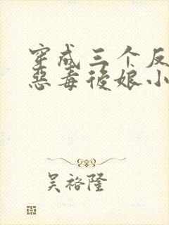 穿成三个反派的恶毒后娘小说