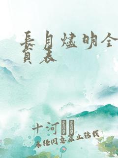 长月烬明全部演员表