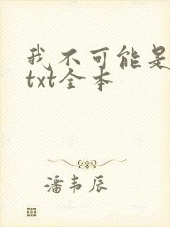 我不可能是剑神txt全本