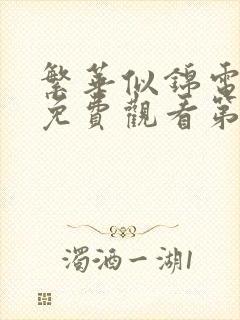 繁华似锦电视剧免费观看第十集