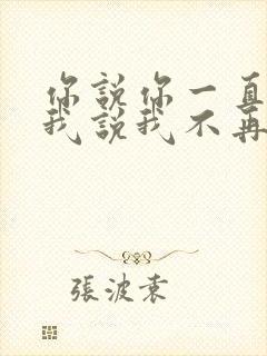 你说你一直爱我我说我不再拥有什么歌