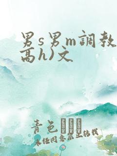 男s男m调教(高h)文