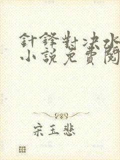 针锋对决水千丞小说免费阅读