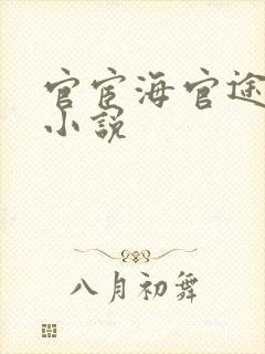 官宦海官途秦峰小说