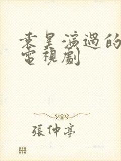 袁昊演过的全部电视剧