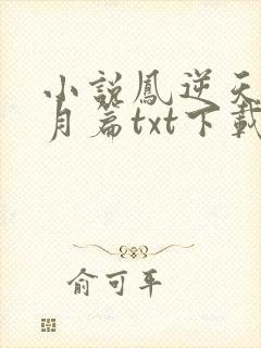 小说凤逆天下北月篇txt下载