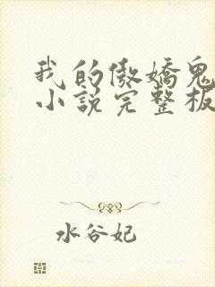 我的傲娇鬼夫 小说完整板