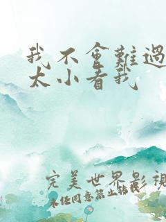 我不会难过你别太小看我