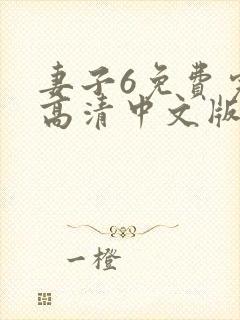 妻子6免费完整高清中文版电视剧