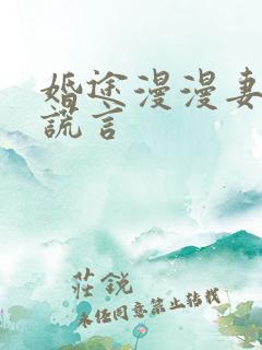 婚途漫漫妻子的谎言