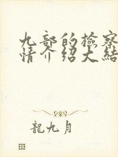 九部的检察官剧情介绍大结局