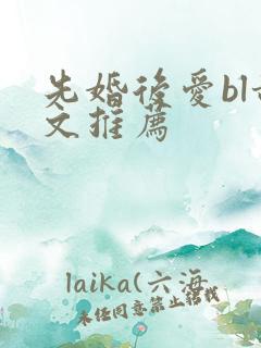 先婚后爱bl甜文推荐