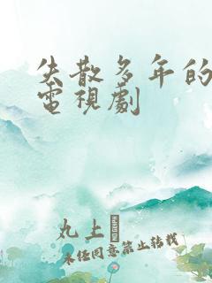 失散多年的兄妹电视剧