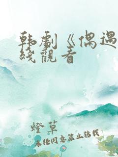 韩剧《偶遇》在线观看