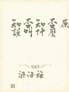 知否知否原著小说叫什么