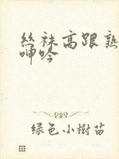 丝袜高跟熟女的呻吟