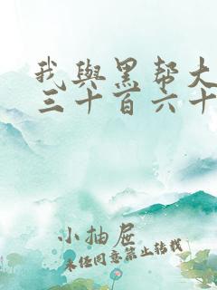 我与黑帮大佬的三十百六十五天结局