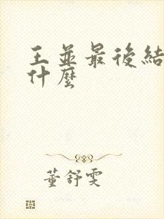 王并最后结局是什么