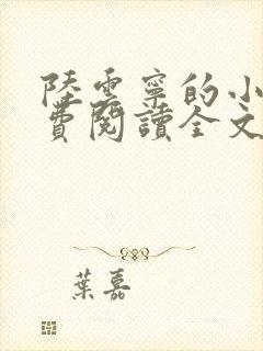 陆云宁的小说免费阅读全文