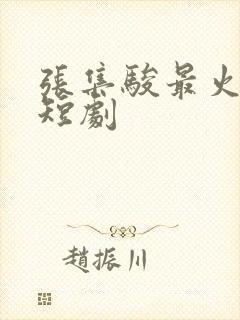 张集骏最火十部短剧